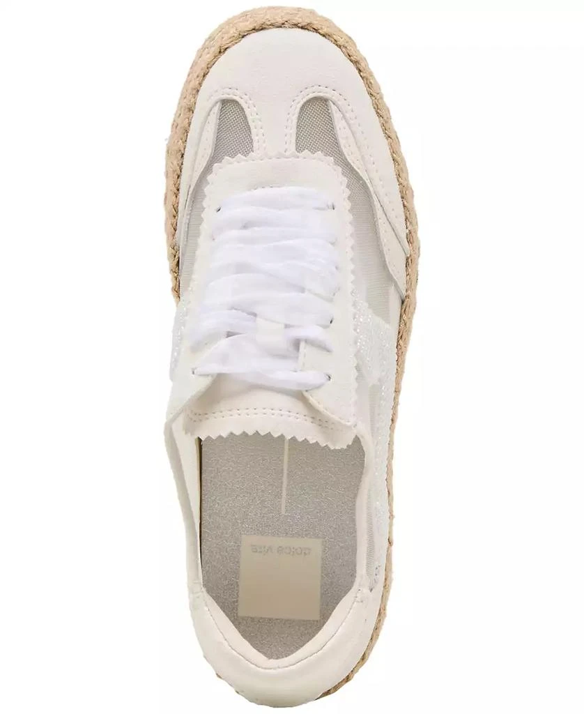 Dolce Vita Women's Notice Beaded Lace-Up Low-Profile  Espadrille Sneakers 4