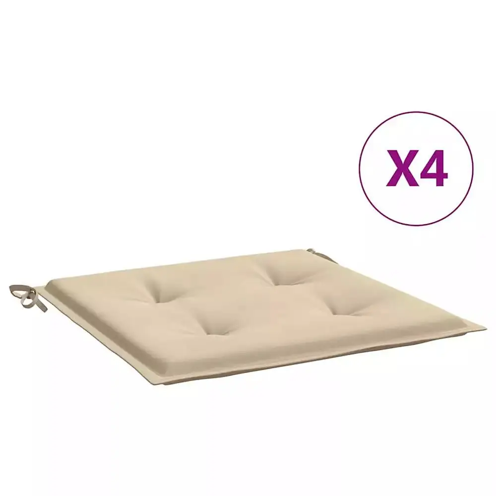 vidaXL 19.7"x19.7"x1.2" Oxford Fabric 4 pcs Garden Chair Cushions