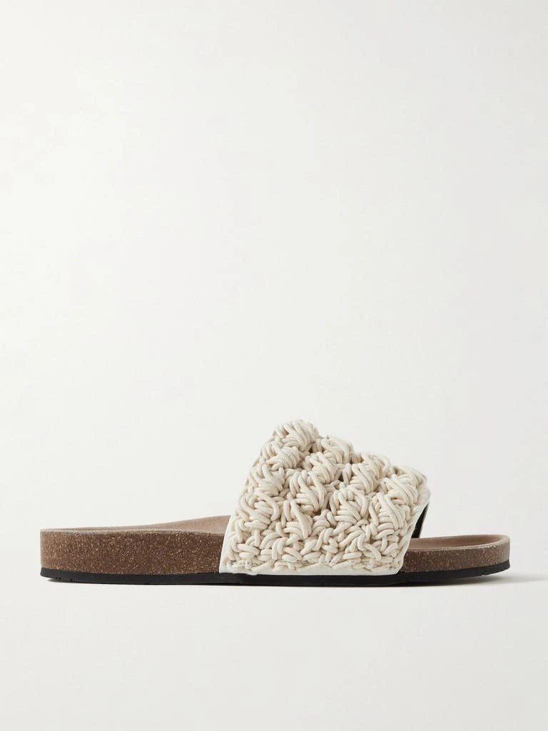 JW Anderson 钩编纯棉拖鞋  - IT39 1