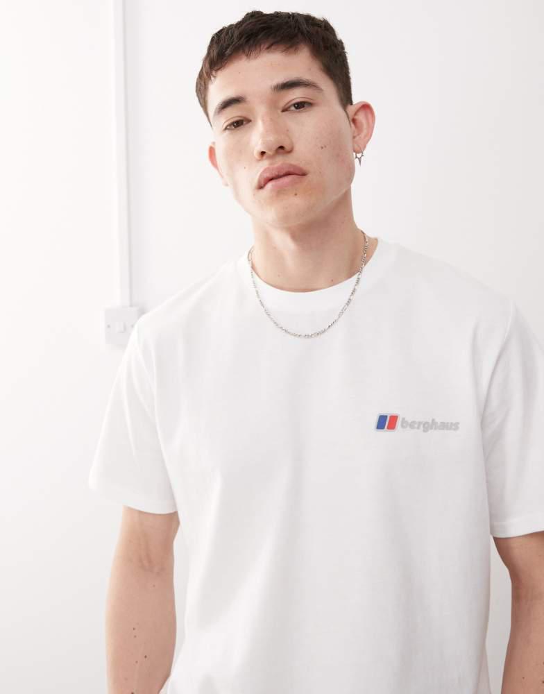 Berghaus Berghaus T-shirt men's berghaus classic logo t-shirt in pure white