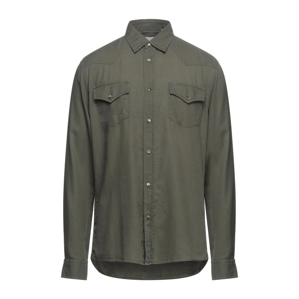 Brunello Cucinelli Brunello Cucinelli - Chemise - Military Green - Homme 1