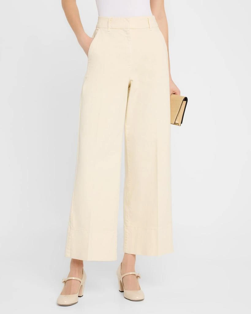 Marella Reseda1 Cropped Wide-Leg Trousers 4