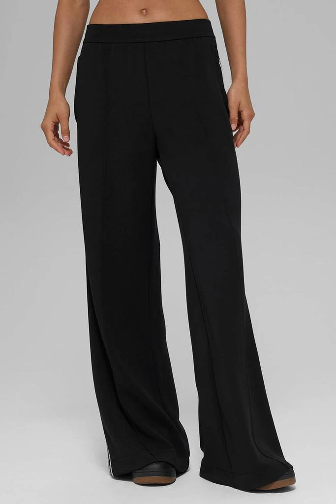 Alo Track Star Wide Leg Pant (Long) - Black 4