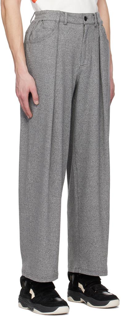 A PERSONAL NOTE 73 Gray Rib Trousers