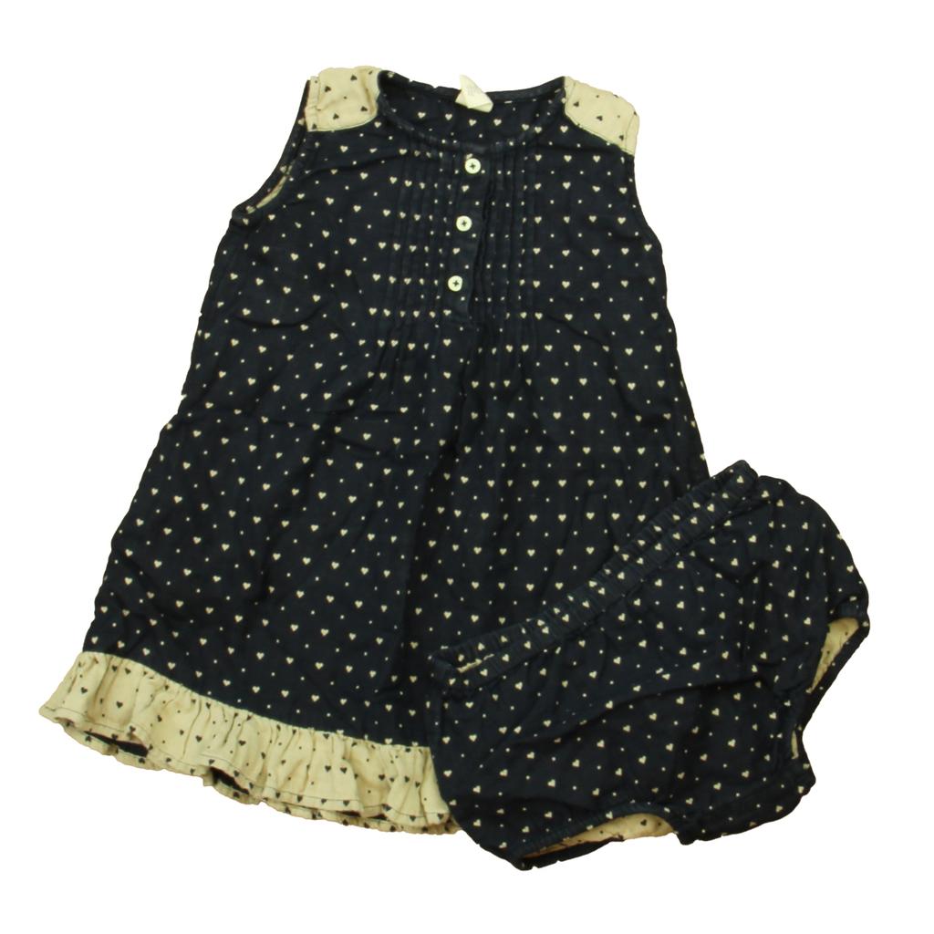 Tucker + Tate Girls Navy Hearts Dress