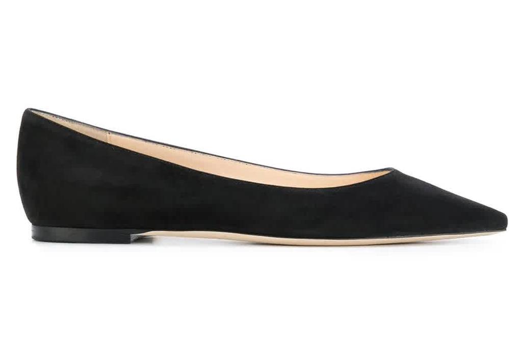 JIMMY CHOO ジミーチュウROMY FLAT スエード ブラック 38 Jimmy Choo ジミーチュウ ROMY フラット 黒スエード サイズ38