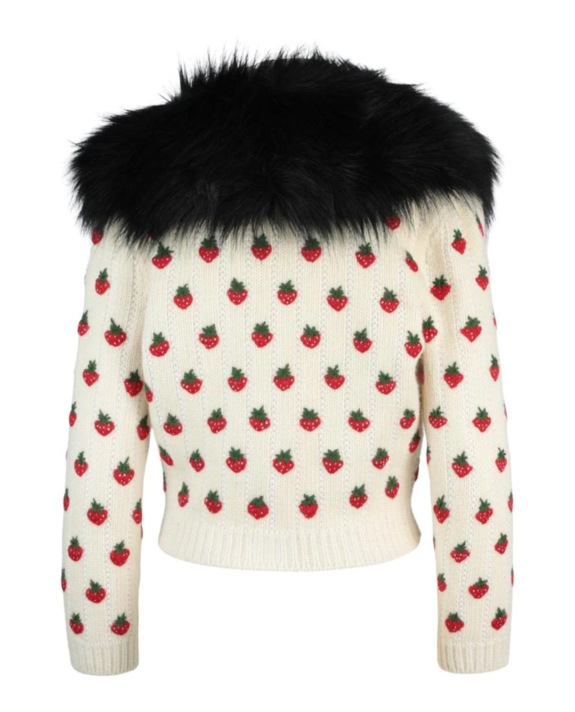 Gucci Strawberry Embroidered Sweater 2