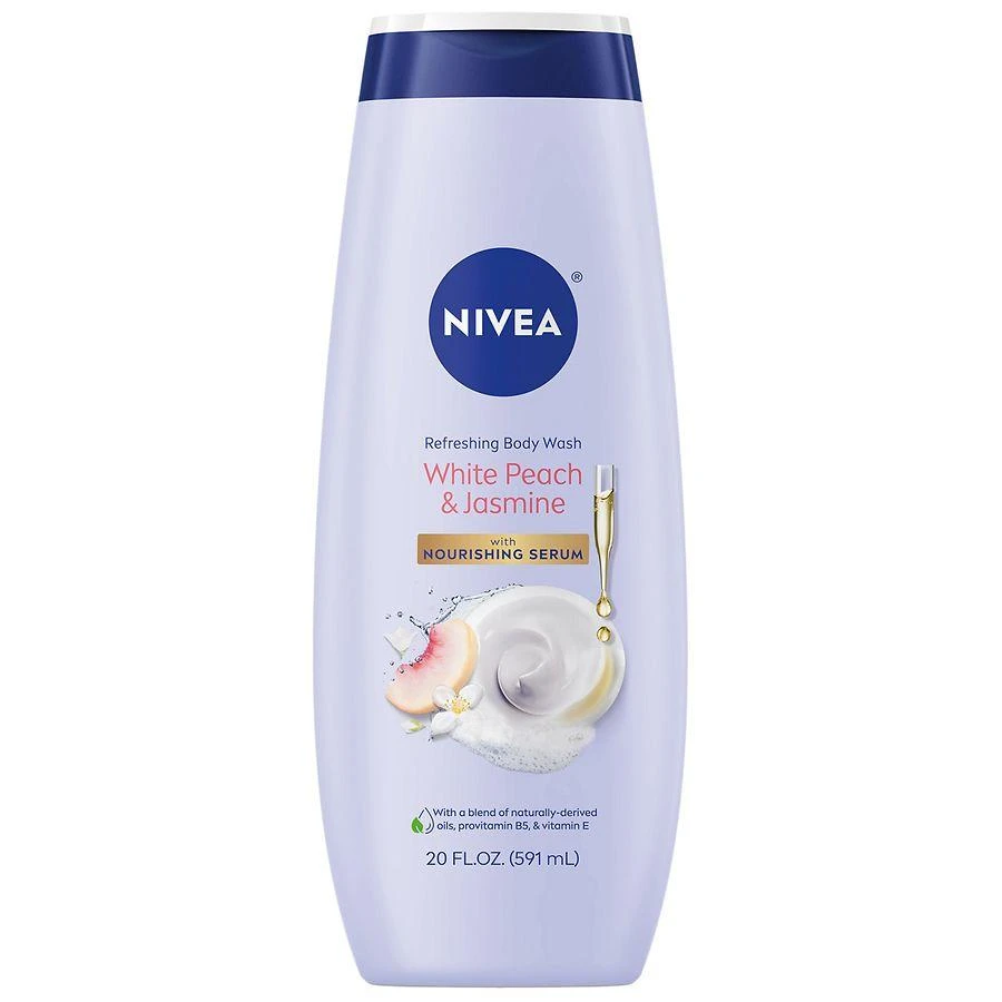 Nivea Refreshing Body Wash with Nourishing Serum White Peach and Jasmine 1
