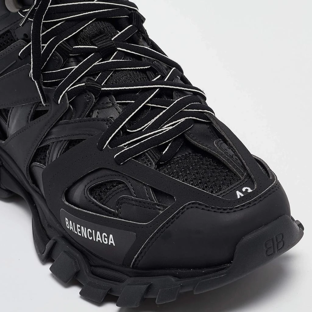Balenciaga Balenciaga Black Mesh and Faux Leather Track Hike High Top Sneakers Size 43 7