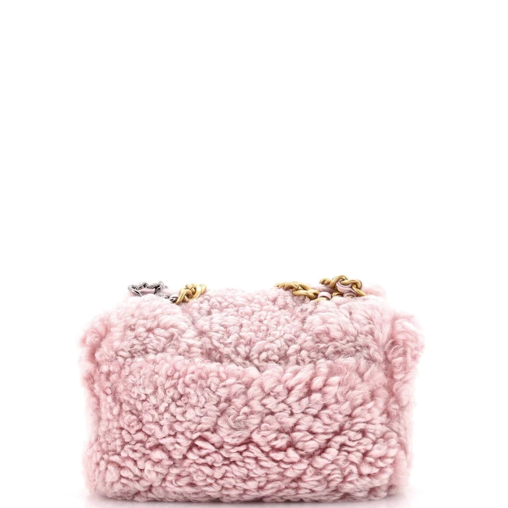 Chanel 19 Flap Bag Shearling Medium 4