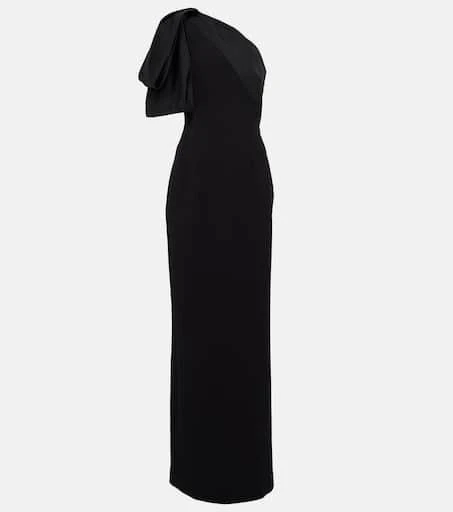 Safiyaa Maelys crêpe gown 1