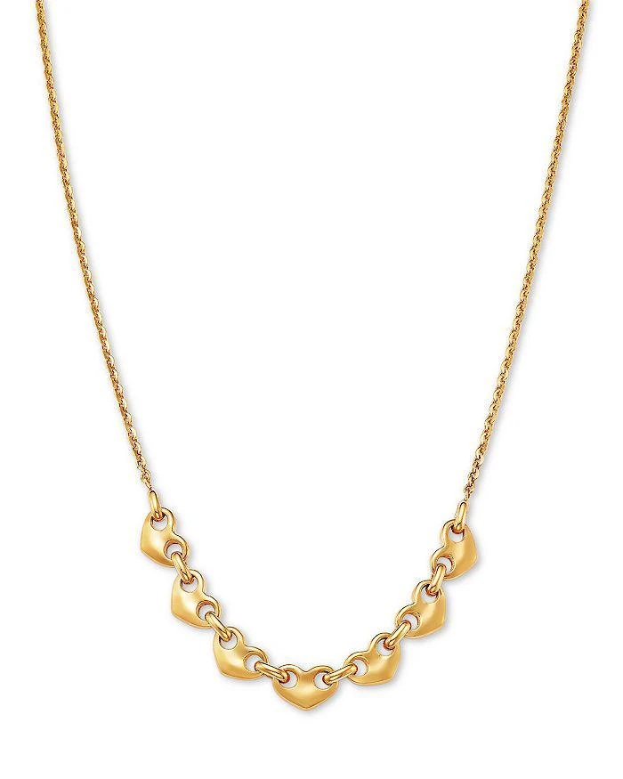 Bloomingdale
s Fine Collection Heart Link Collar Necklace in 14K Yellow Gold, 16-18"