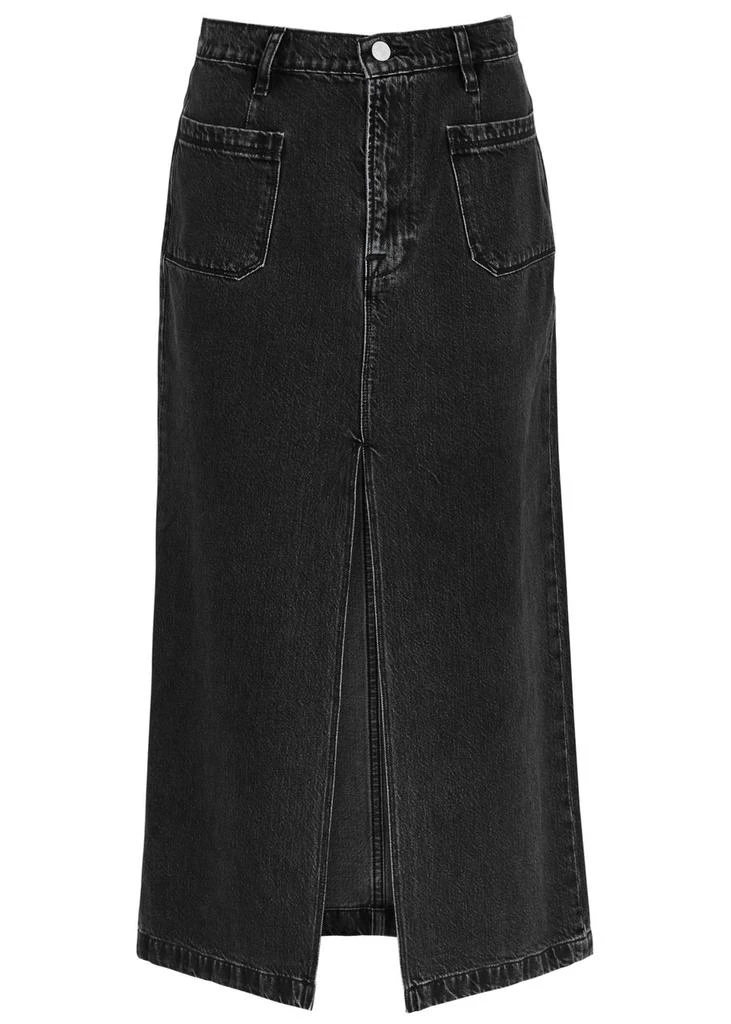 FRAME Le Bardot denim midi skirt 1