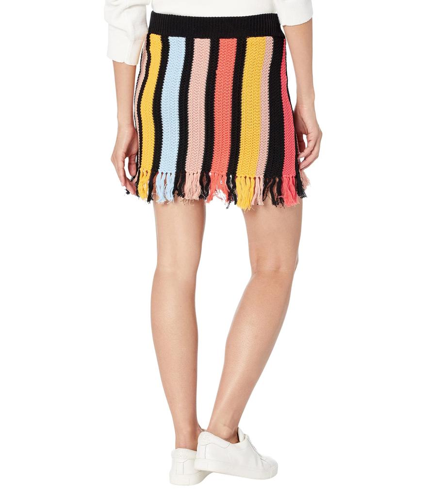 English Factory Stripe Knit Skirt