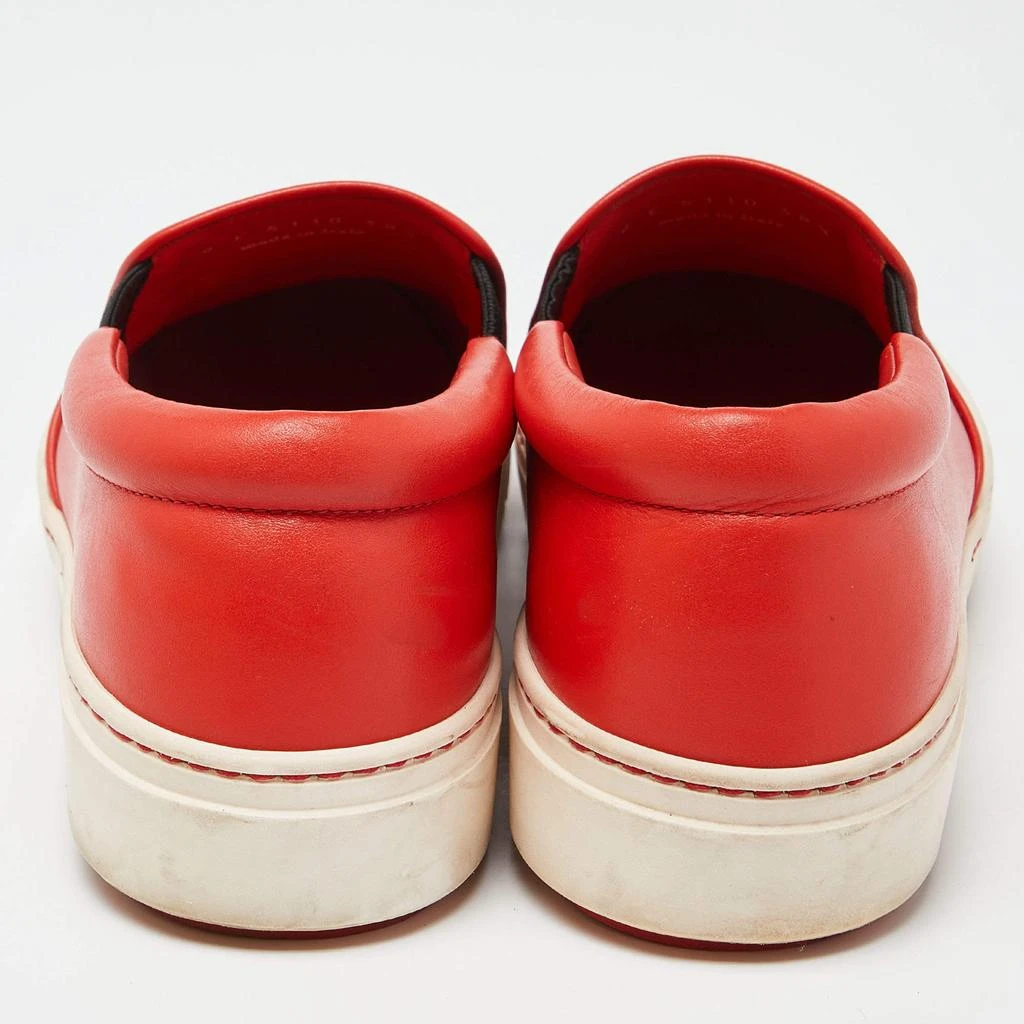 Fendi Fendi Tri Color Leather Monster Slip On Sneakers Size 38.5 5