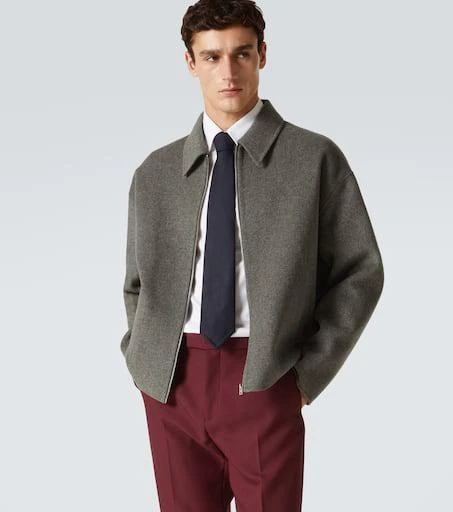 Thom Sweeney Wool and cashmere tie 2