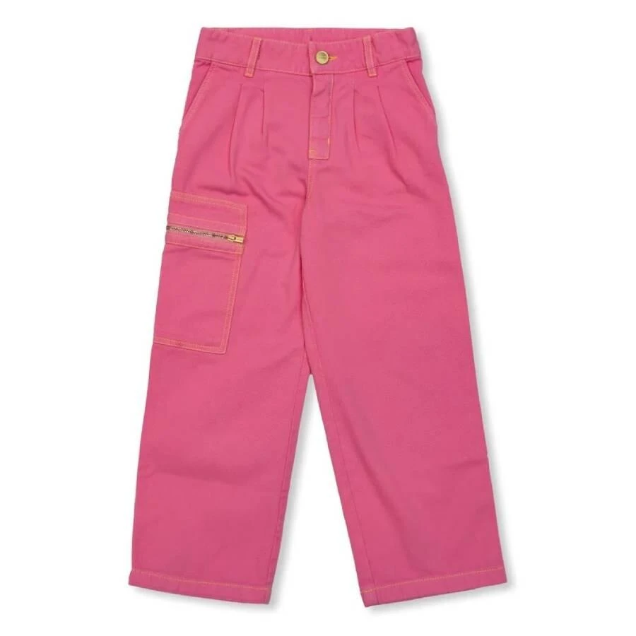 Jacquemus Jacquemus Girls Straight Fit Denim Pants, Size 4Y