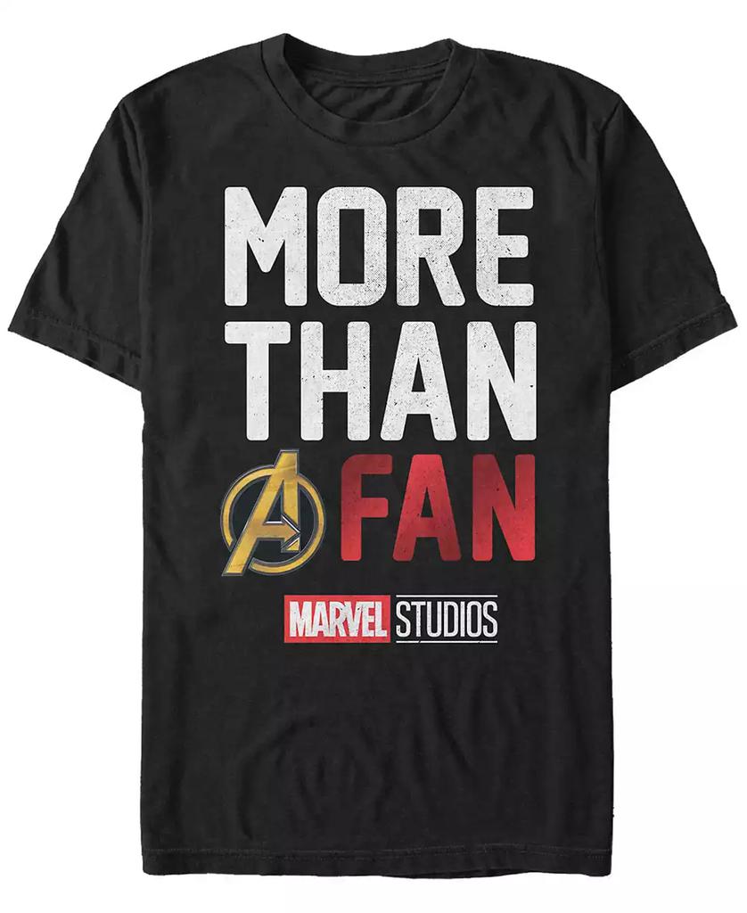 Marvel Marvel Men's More Than a Fan, Short Sleeve T-shirt