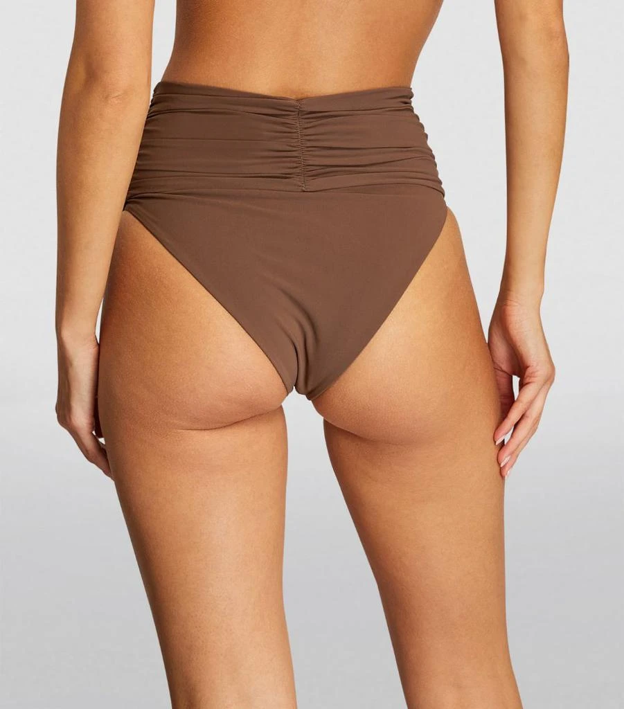 Magda Butrym Rose Appliqué High-Rise Bikini Bottoms 3