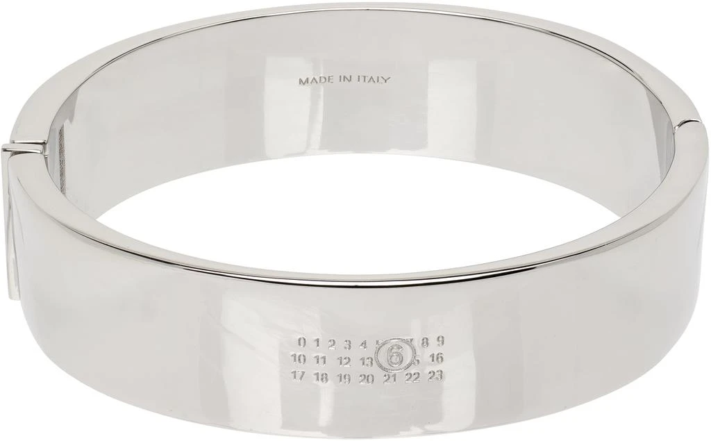 MM6 Engraved-Logo Bracelet