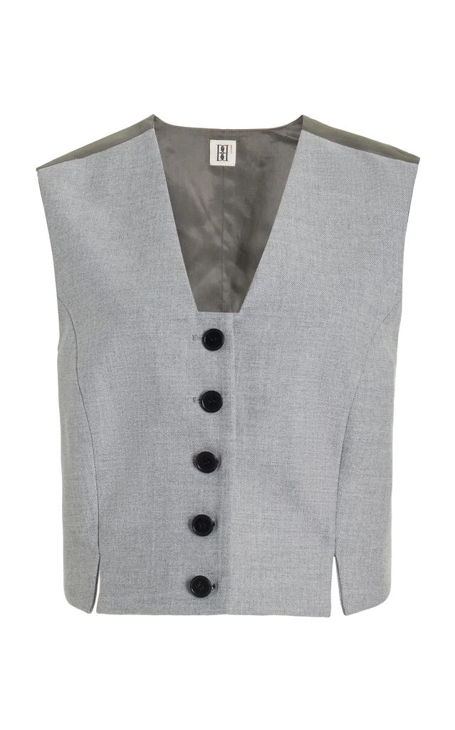 By Malene Birger By Malene Birger - Bettas Cropped Vest - Grey - EU 38 - Moda Operandi 1