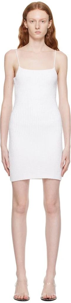 Alexander Wang White Rib Minidress 1