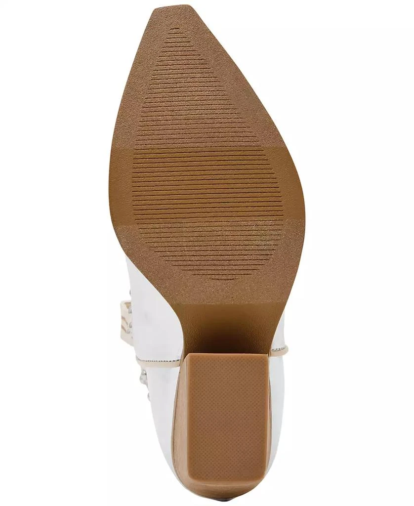 DV Dolce Vita Women's Aledo Contrast Stitch Studded Cowboy Boots 5