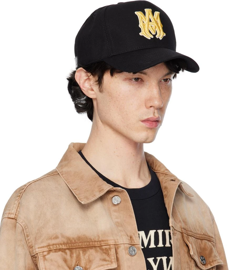AMIRI Black MA Canvas Cap 2