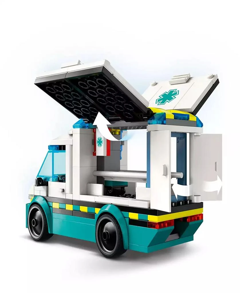 LEGO City Emergency Ambulance Building Toy 60451, 184 Pieces 5