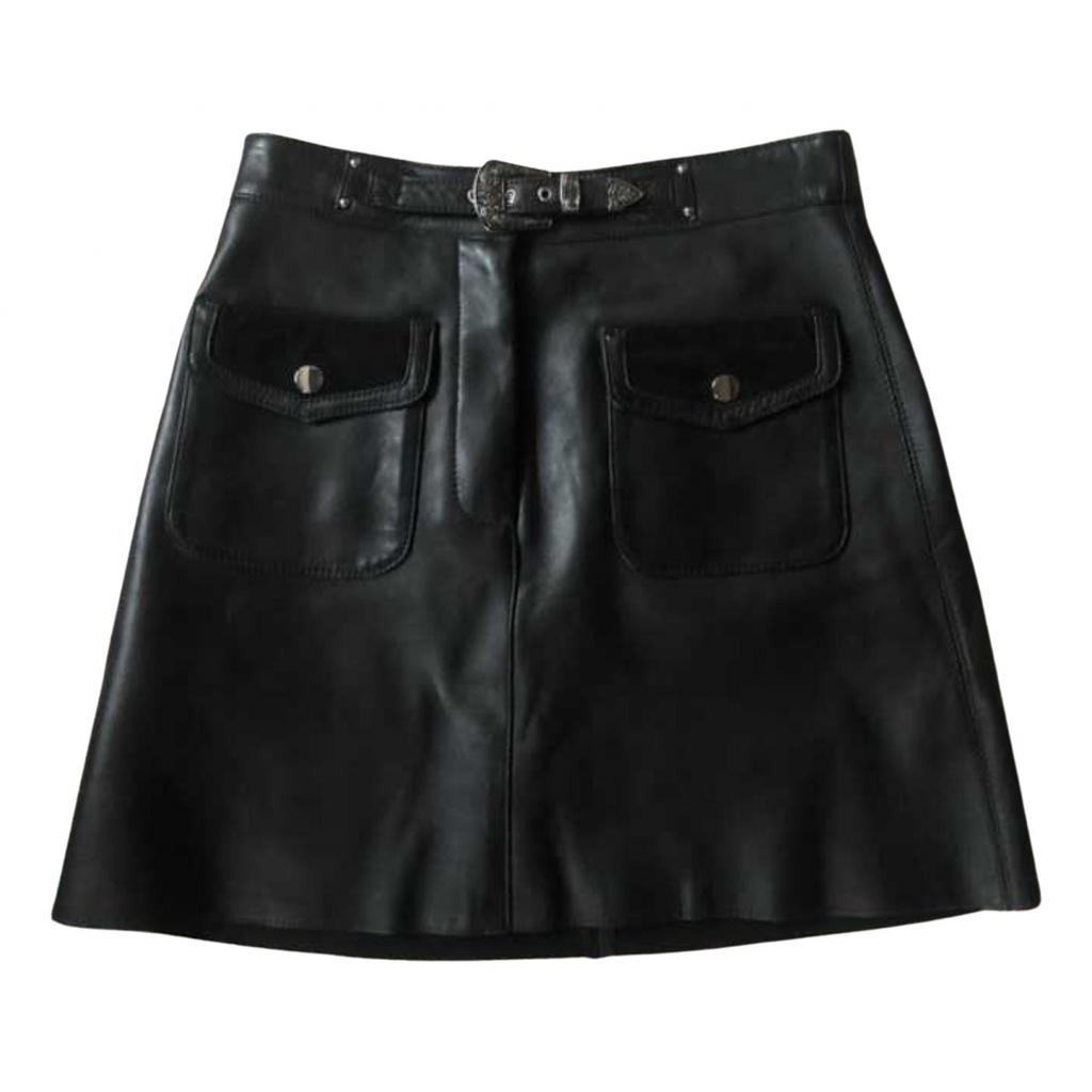 Maje Maje Fall Winter 2020 leather mini skirt