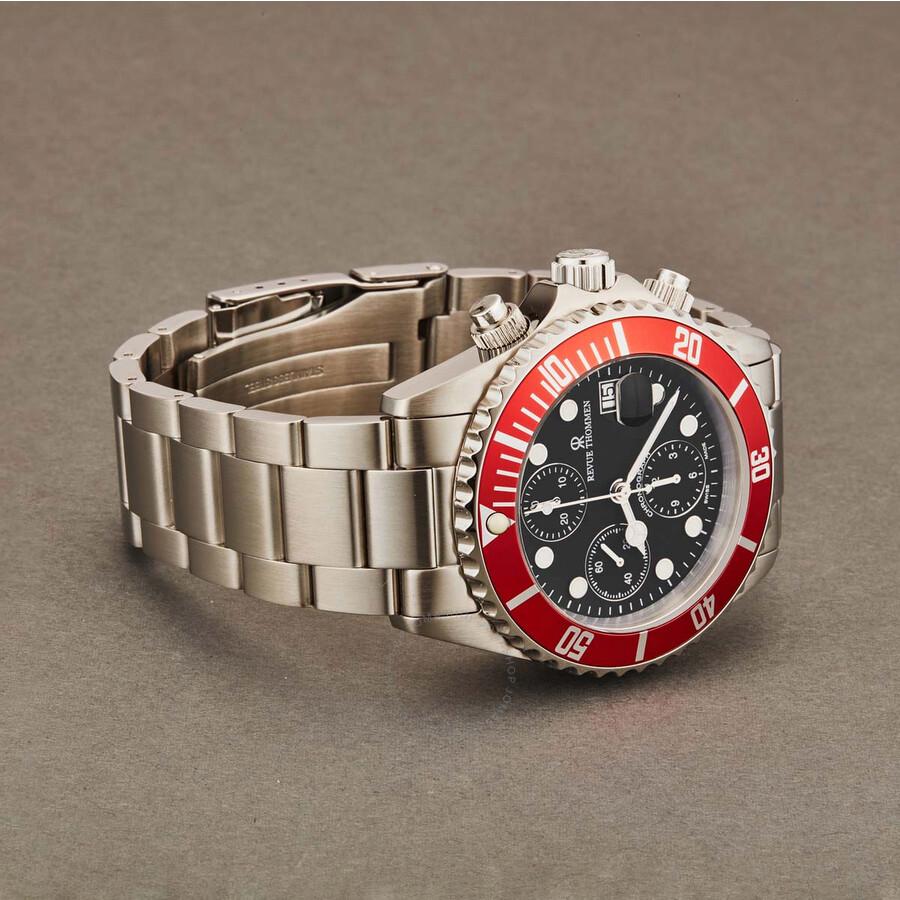 Revue Thommen Diver Automatic Black Dial Men's Watch 17571.6136