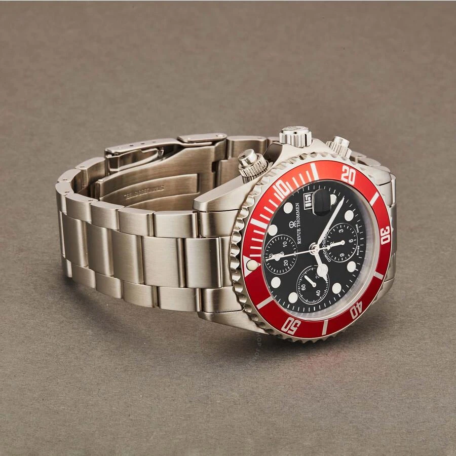 Revue Thommen Diver Automatic Black Dial Men's Watch 17571.6136 2
