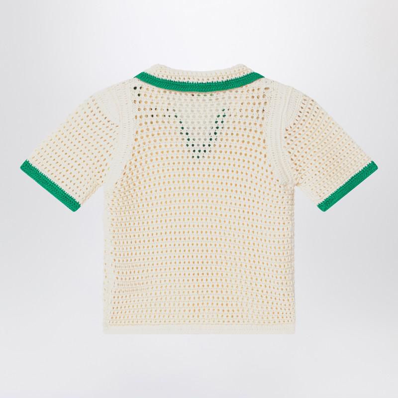 Bonpoint Elanita sweater in ivory/green