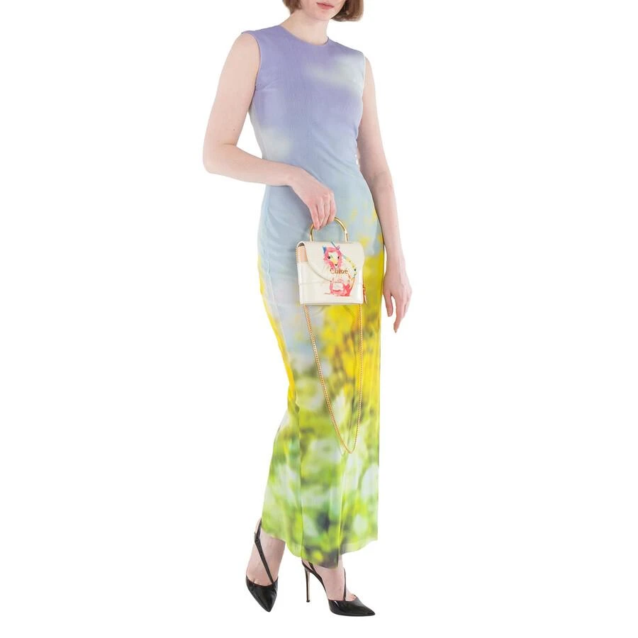 Chloé Small Aby Lock Printed Leather Shoulder Bag 2