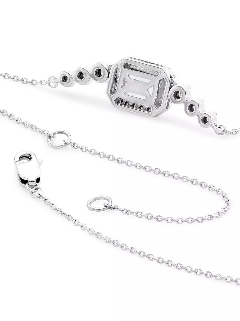 Saks Fifth Avenue Collection 14K White Gold, Aquamarine
0.25 TCW Diamond Pendant Necklace 3