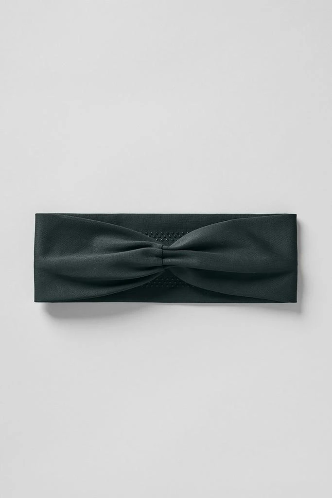 Alo Airlift Headband - Charcoal Green 2