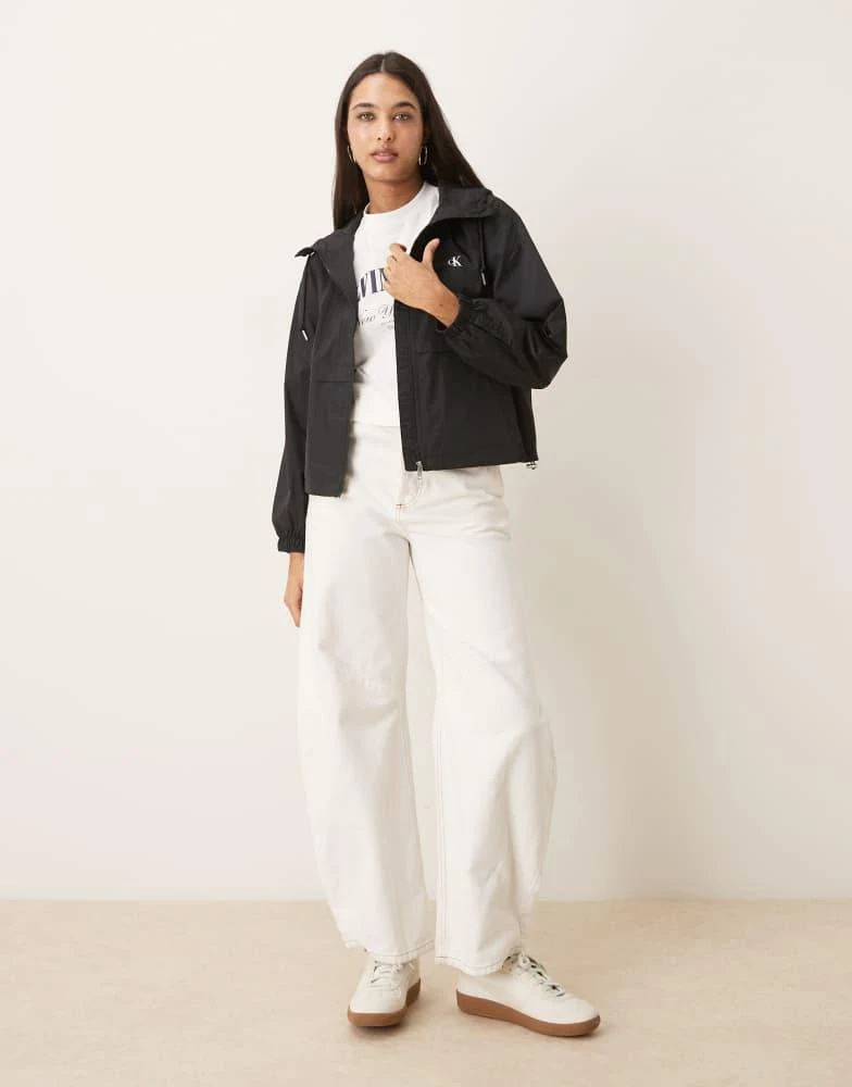 Calvin Klein Calvin Klein Jeans essential windbreaker in black 2