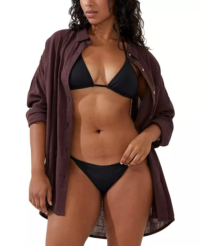 Cotton On Women's Swing Beach Cover Up Shirt 4