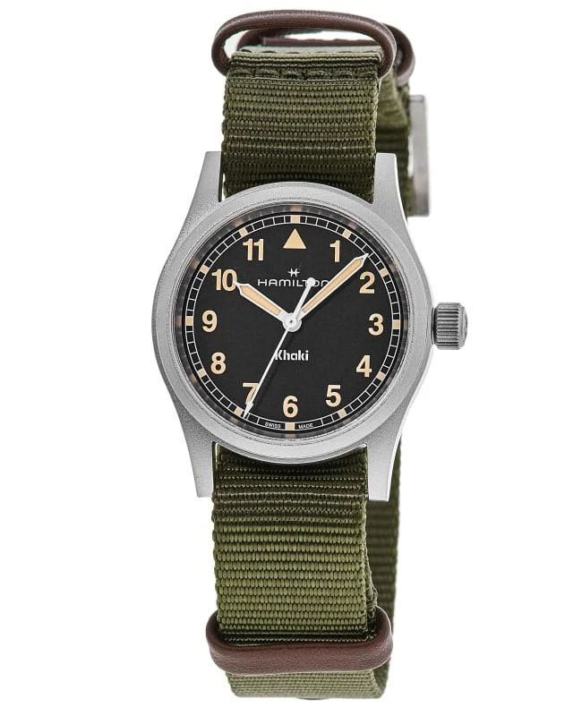 Hamilton Hamilton Khaki Field Quartz Black Dial Fabric Strap Women
s Watch H69301930 1