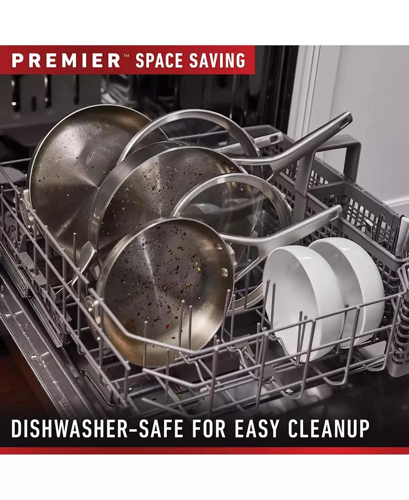 Calphalon Premier 10-Pc. Space-Saving Stainless Steel Cookware Set 5