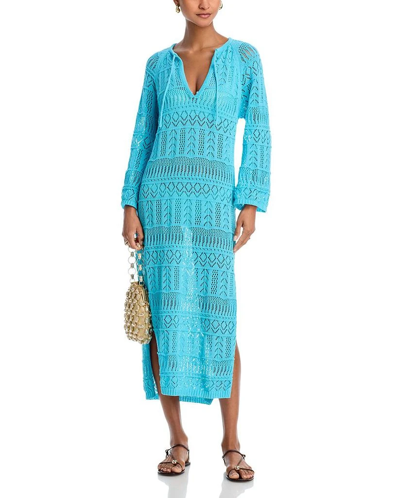 Elan Swim Cover-Up Kaftan - Exclusive 2