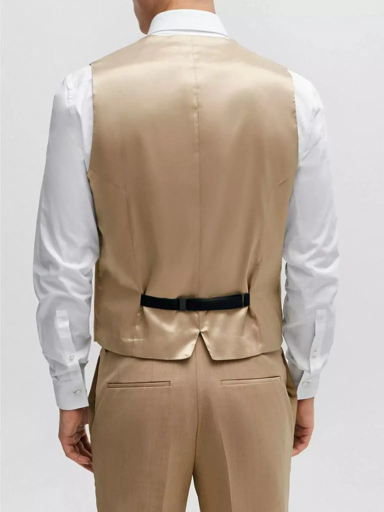 Hugo Boss Extra-Slim-fit Waistcoat 4