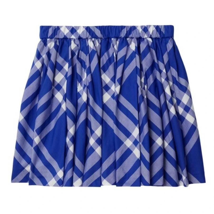 Kids Camila Check Pleated Cotton Skirt – On Sale Now with Up to 65