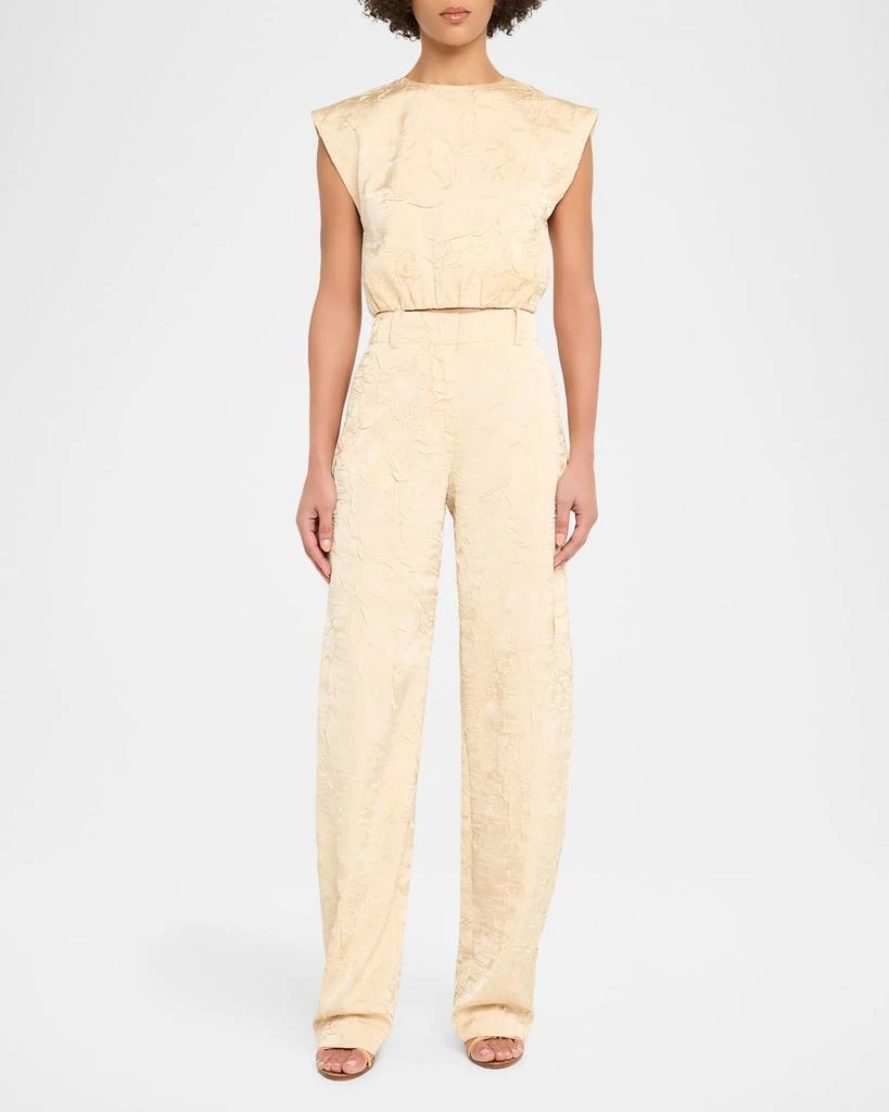 Ulla Johnson Gisella Satin Crop Top 2