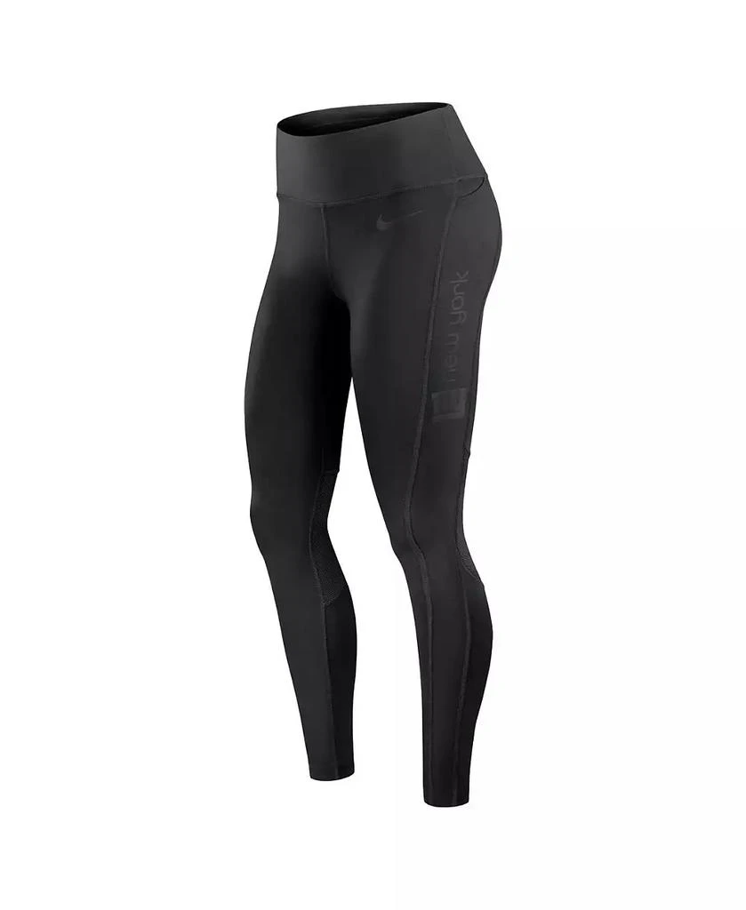 NIKE Women's Black New York Giants Performance Leggings 3
