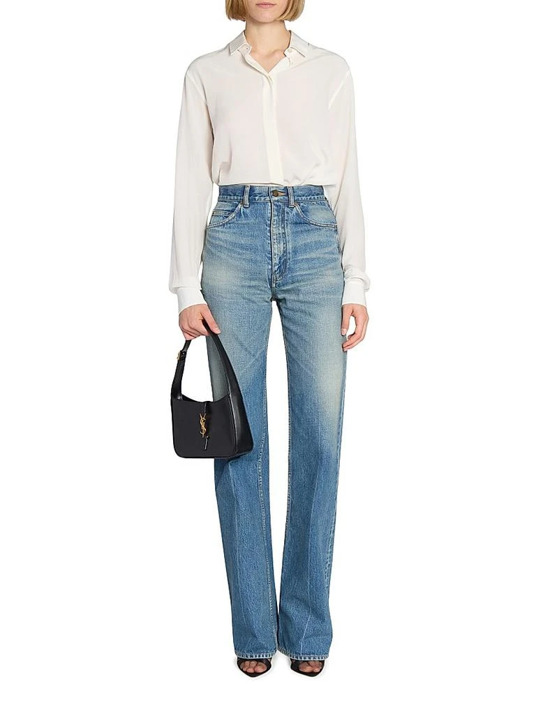 Yves Saint Laurent Le 5 à 7 Hobo Bag in Smooth Leather 2