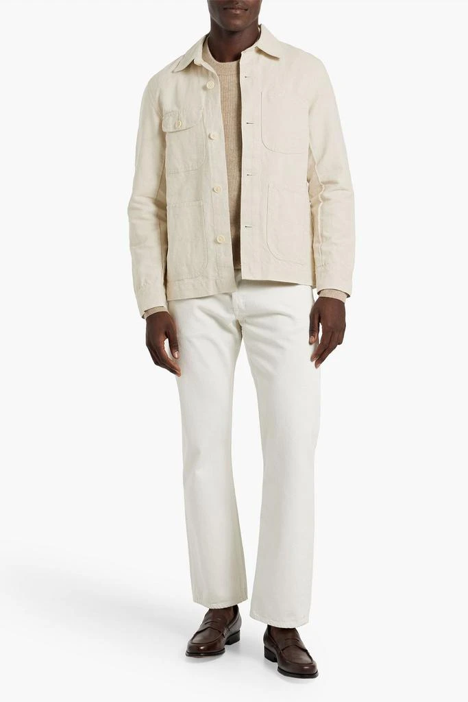 Alex Mill Cotton and linen-blend canvas overshirt 2