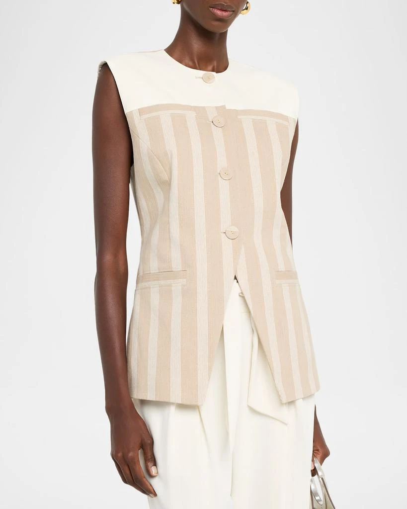 Ramy Brook Nicola Striped Vest 4