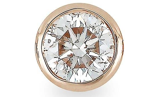 Bony Levy Bezel Diamond Stud Earrings - 0.50 ctw. 2