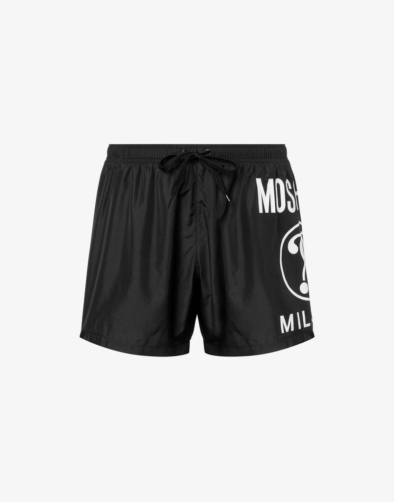 Moschino Double Question Mark Beach Boxer